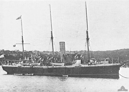 HMS Mohawk Sydney 1897 AWM 302219